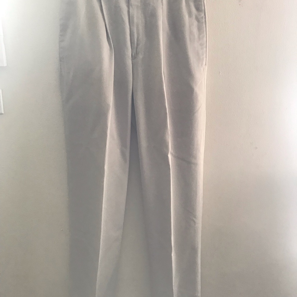 DKNY Mens Beige Dress Pants